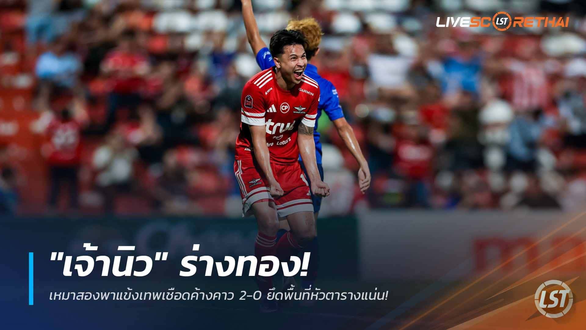 ข่าวฟุตบอลไทย วันเสาร์ ที่ 4 เมษายน 2568 : "เจ้านิว" ร่างทอง! เหมาสองพาแข้งเทพเชือดค้างคาว 2-0 ยึดพื้นที่หัวตารางแน่น!